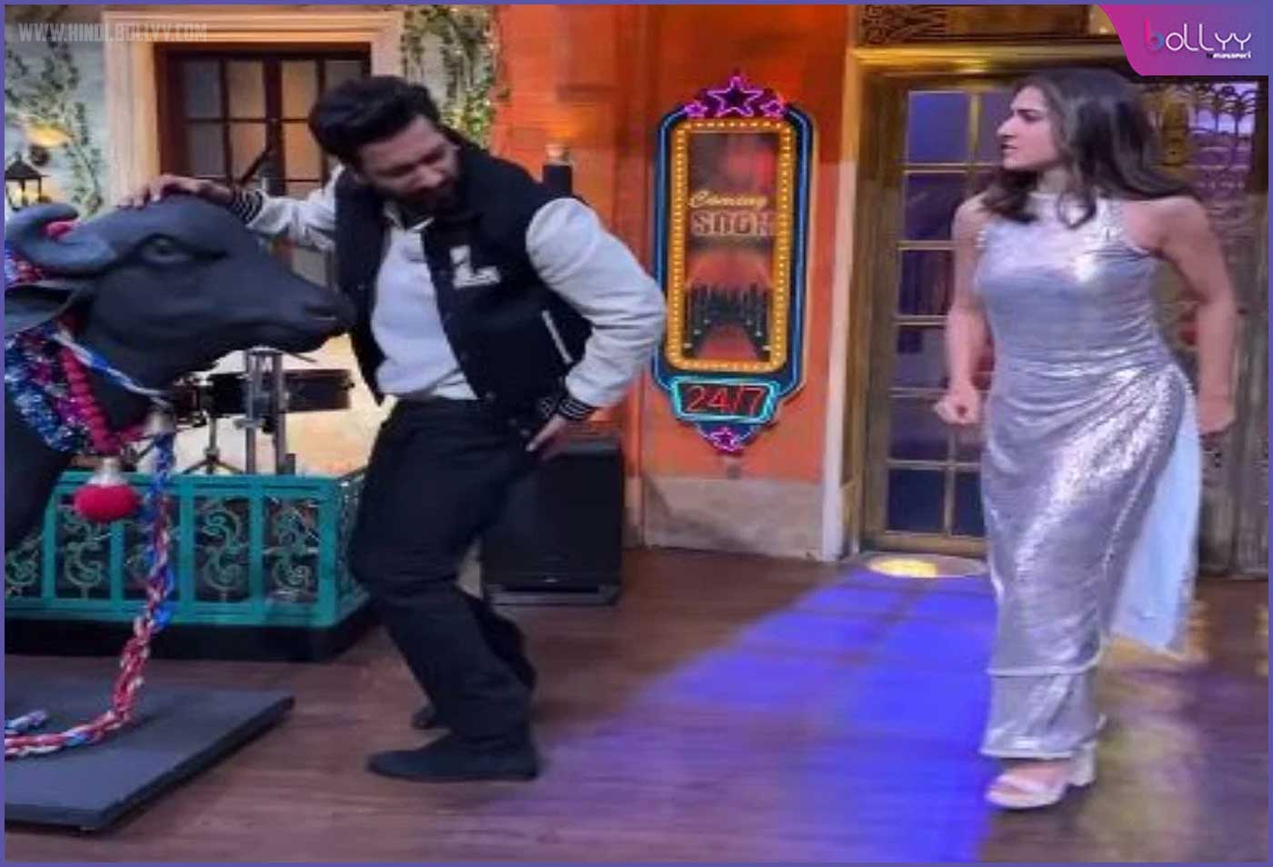 Zara Hatke Zara Bachke The Kapil Sharma Show: Vicky Kaushal danced with buffalo, Sara got angry