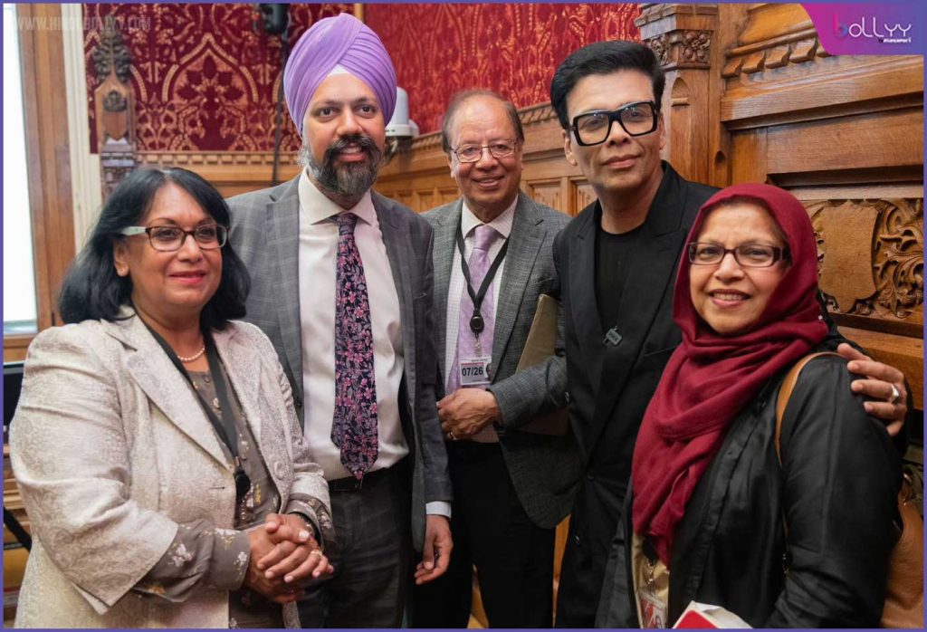 Karan Johar was honored in the British Parliament