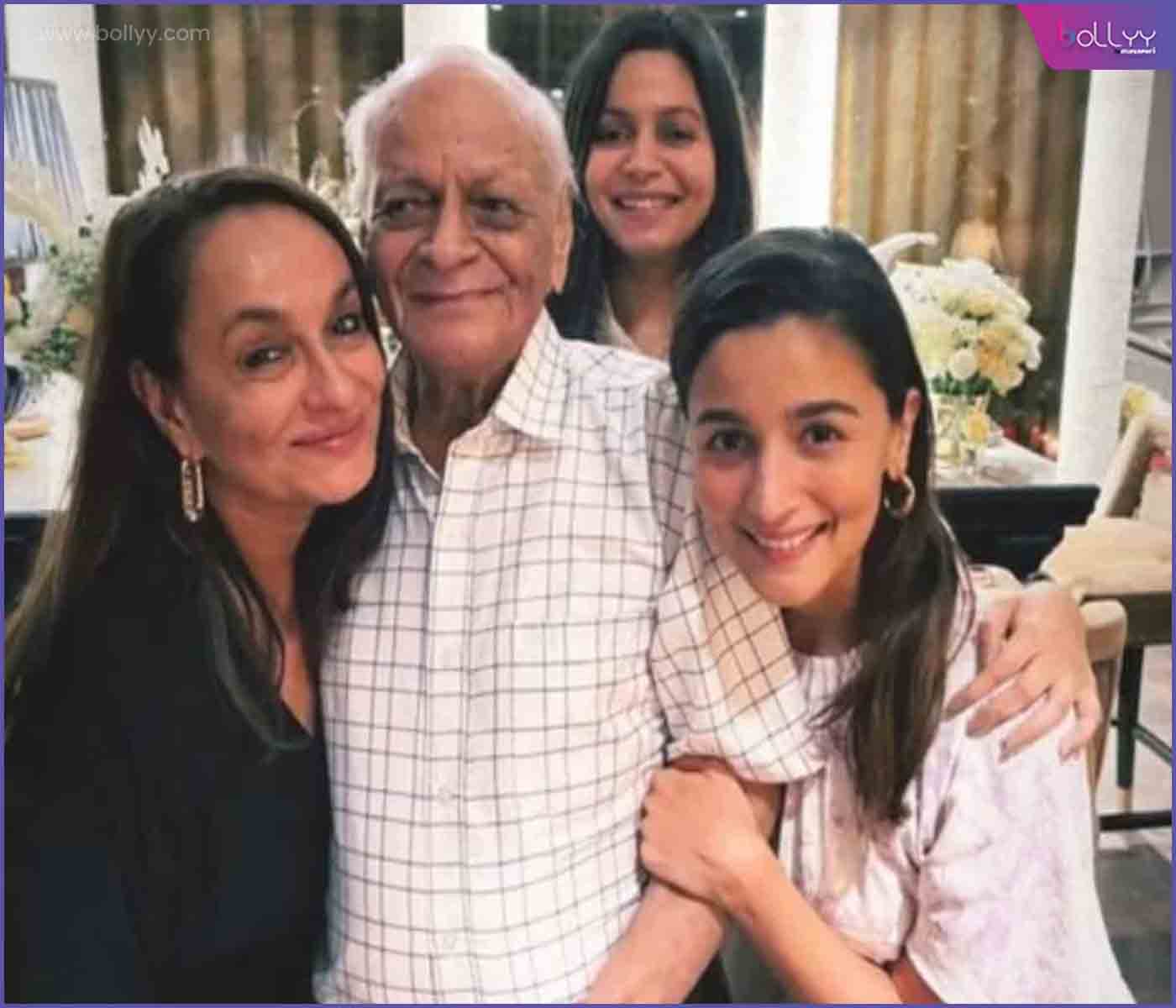 Alia Bhatt Grandfather Death Alia's maternal grandfather is no more, died at the age of 95