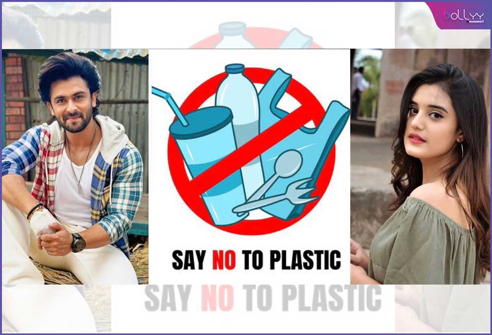 The entire cast and crew including Aayushi Khurana completely banned the use of plastic on the sets of the show 'Ajuni'!