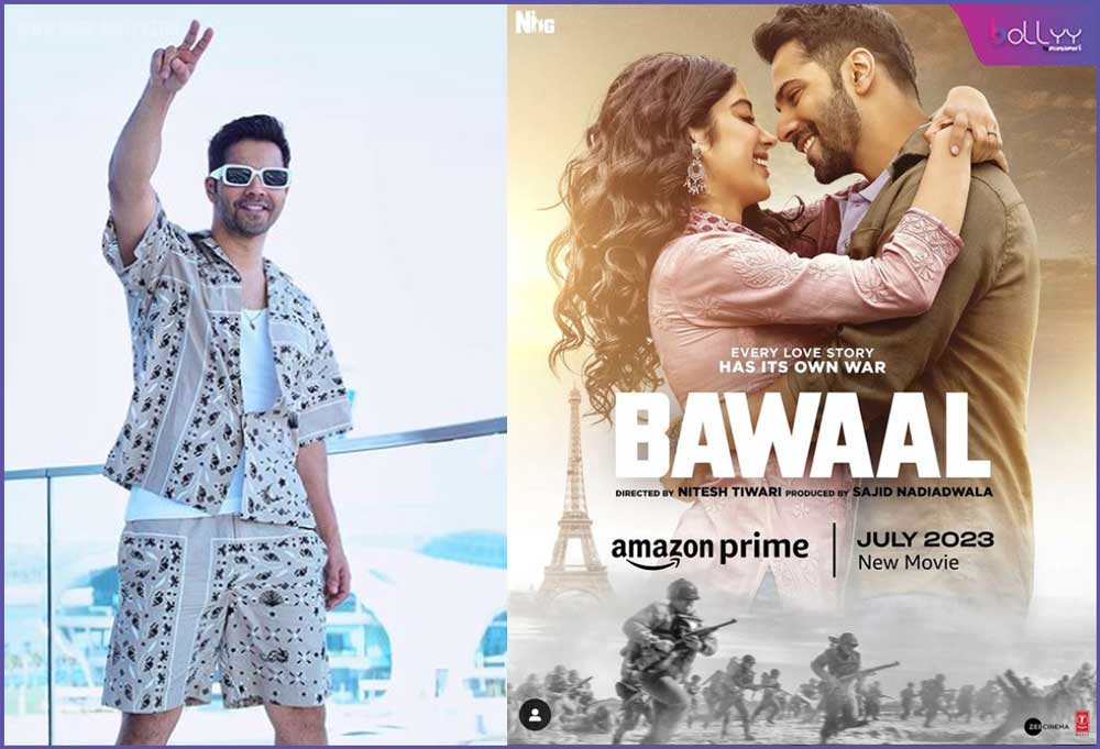 Bawaal Poster Out: Varun Dhawan and Janhvi Kapoor look madly in love, now the film will be released here instead of theaters