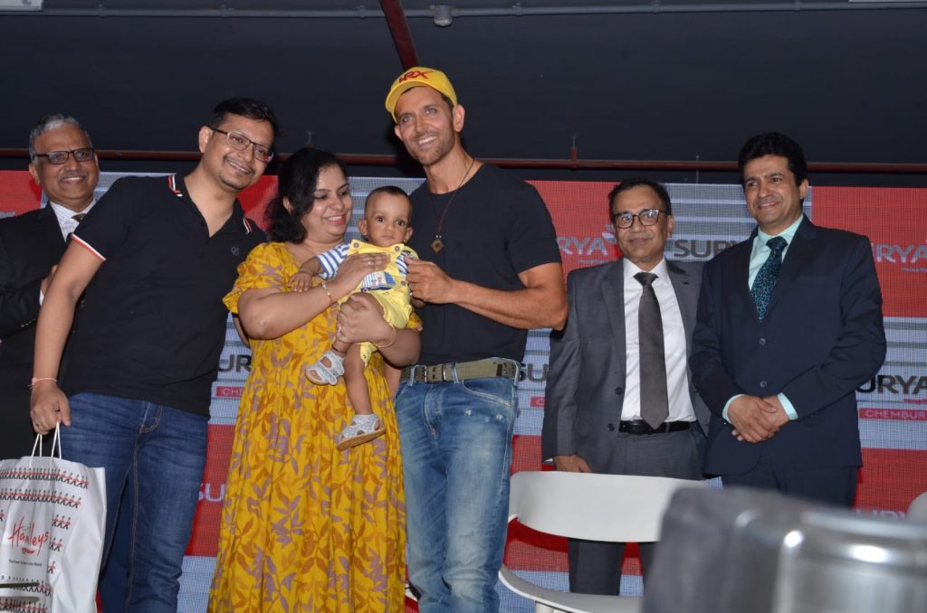 Hrithik Roshan: Attends the inauguration ceremony of the new wing of Surya Hospital in Chembur