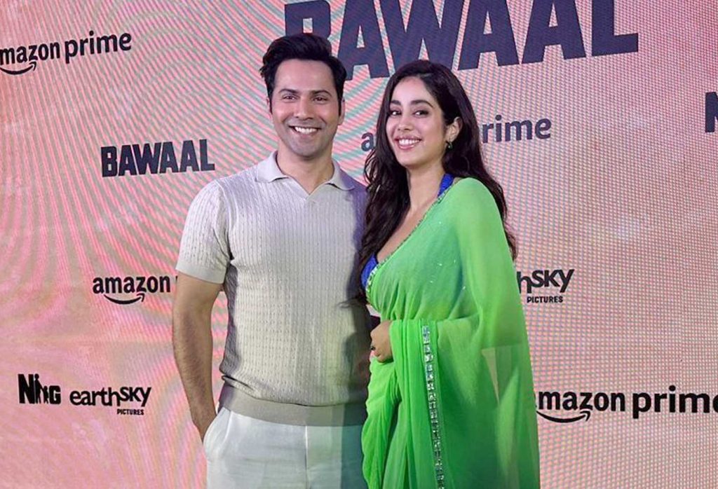 The trailer of Varun Dhawan and Janhvi Kapoor starrer film 'Bawal' was released by Prime Video at a global press event held in Dubai....!