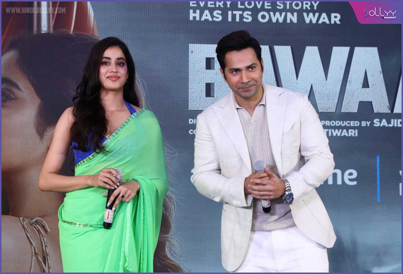 The trailer of Varun Dhawan and Janhvi Kapoor starrer film 'Bawal' was released by Prime Video at a global press event held in Dubai....!