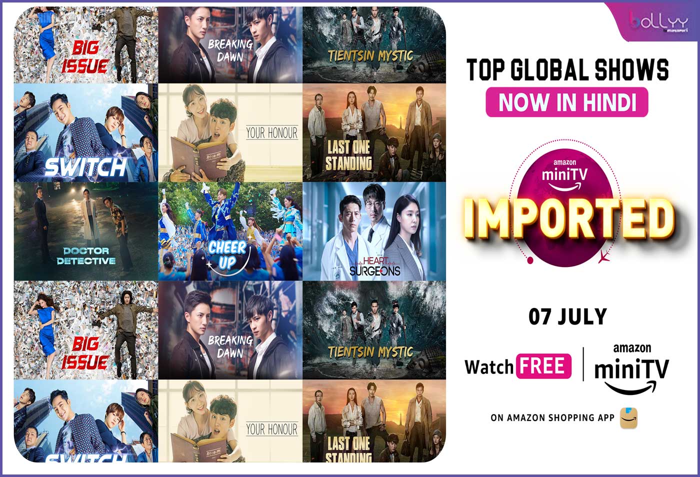 Watch Popular Foreign Language Shows in Hindi on Amazon Mini TV