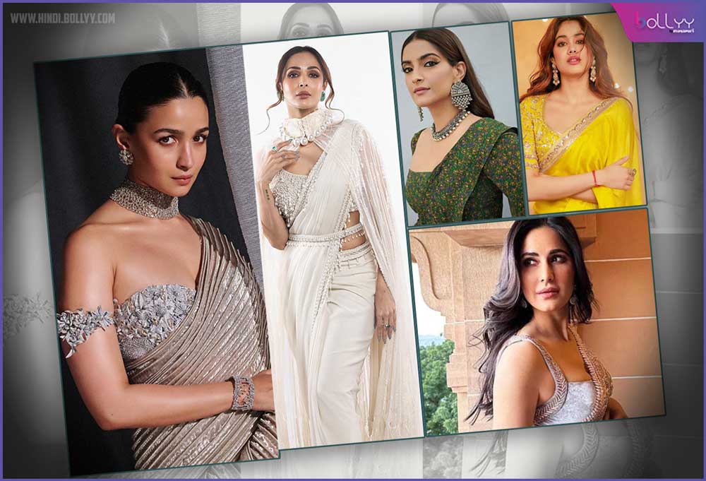 Celebrity Saree Blouse Design: Follow these divas of Bollywood and give trendy look to your blouse design, see here