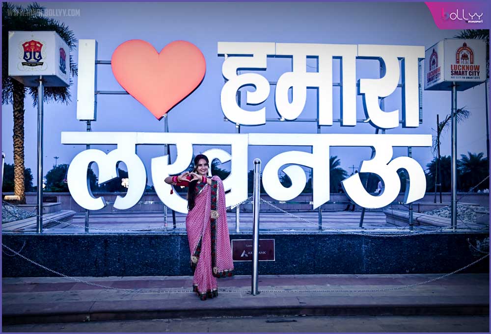 Geetanjali Mishra in Lucknow: The beauty of Lucknow has won the heart of Happu Ki Ultan Paltan's Rajesh, ie Geetanjali Mishra!