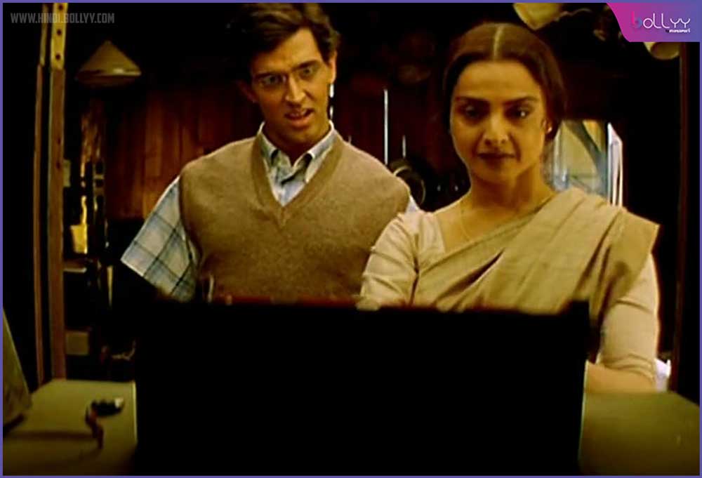 Rekha and Hrithik Roshan: Rekha slapped Hrithik Roshan in the film, the actor accepted the mistake!