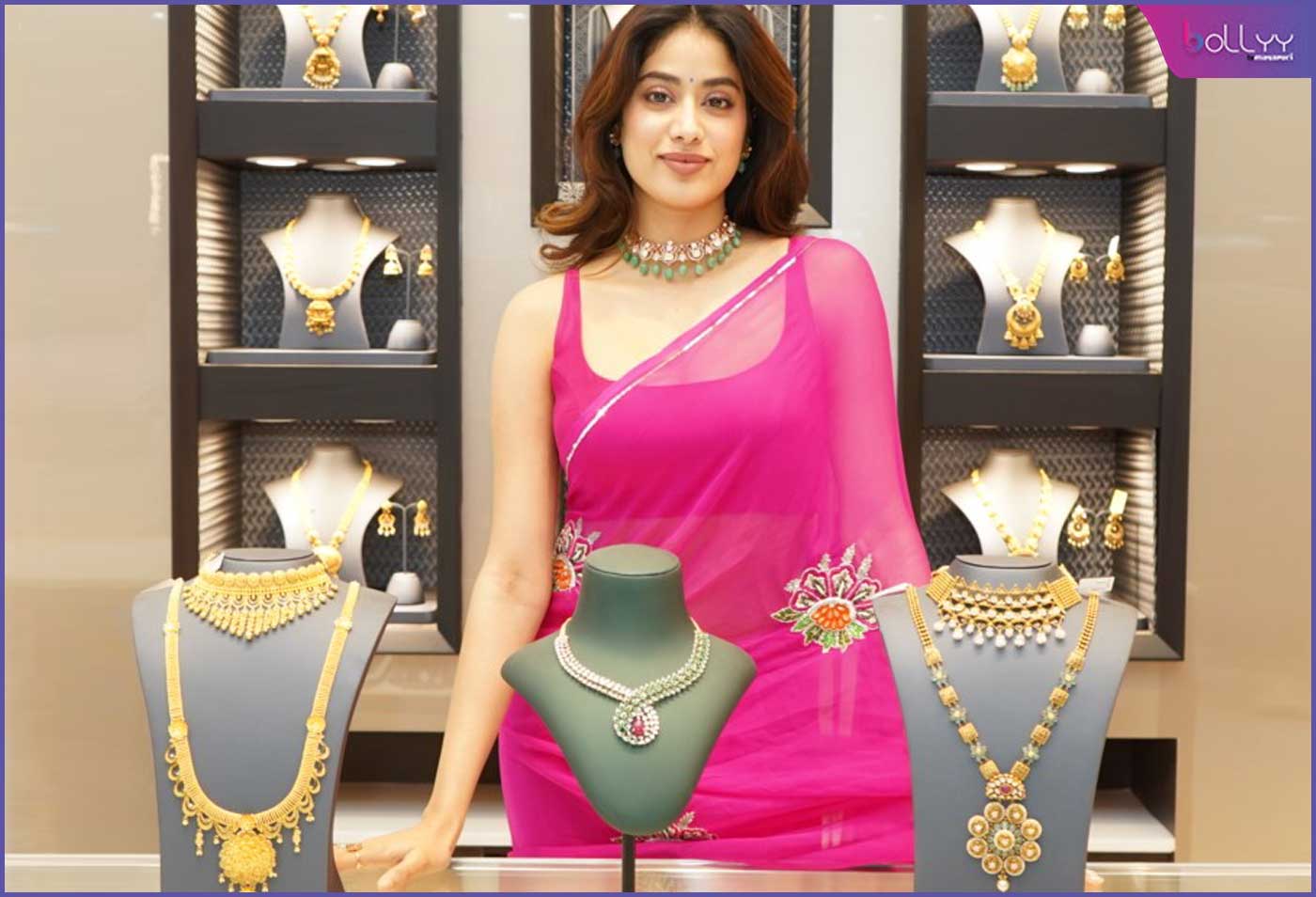 Janhvi Kapoor inaugurates 2 new showrooms of Kalyan Jewelers in Barrackpore and Barasat in Kolkata