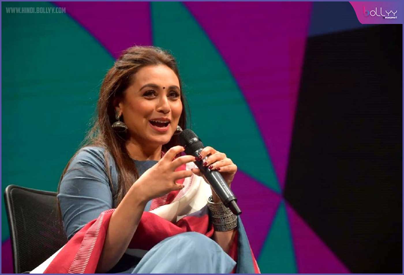 Strong portrayal of Indian women in my films: Rani Mukherjee during the 54th edition of IFFI in Goa